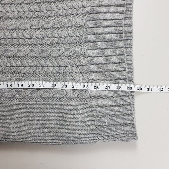 Kenneth Cole Reaction Light Grey Cable Knit Sweater - Picture 10 of 12